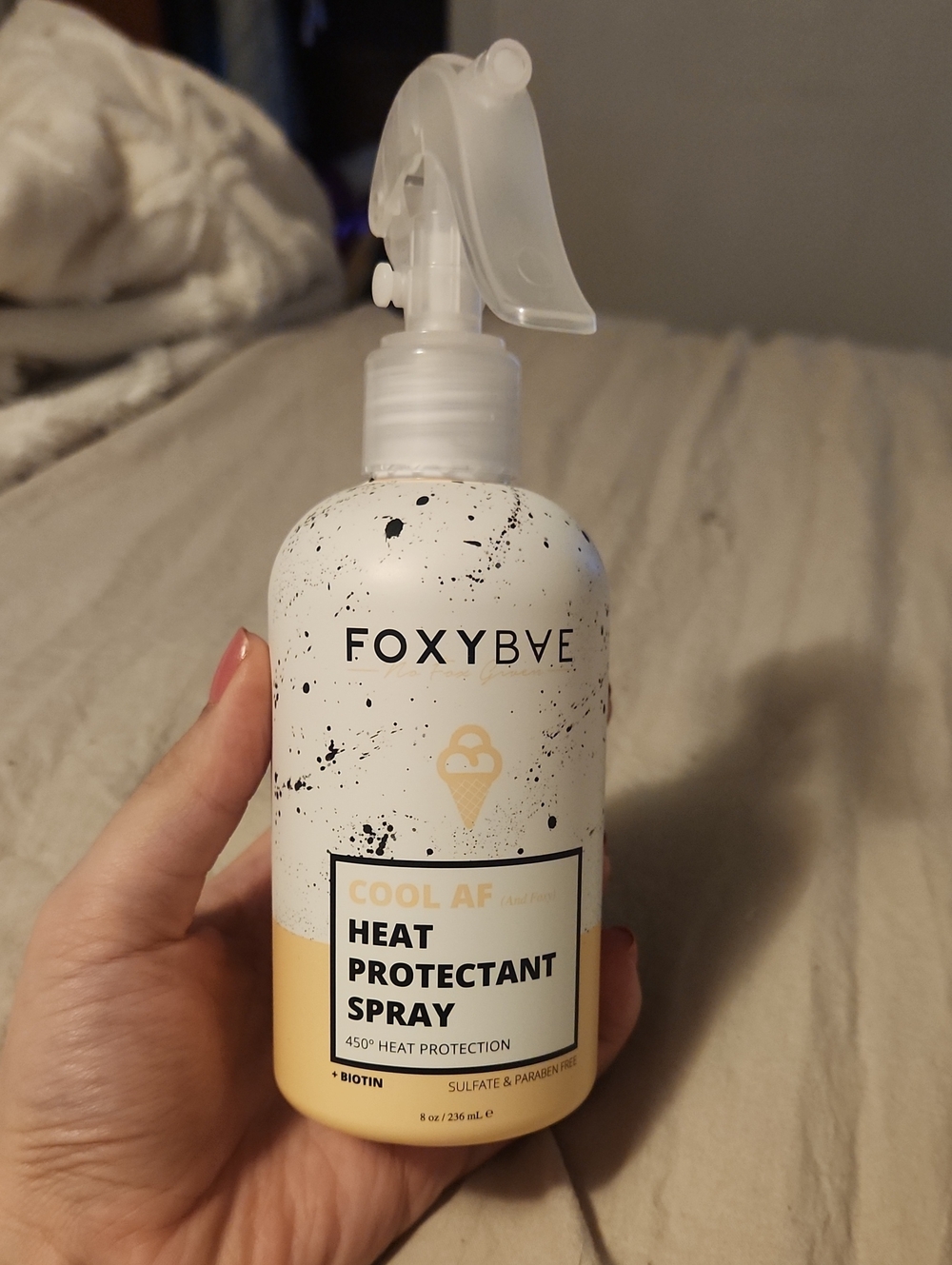 Cool AF Heat Protectant Spray — Yellow/White